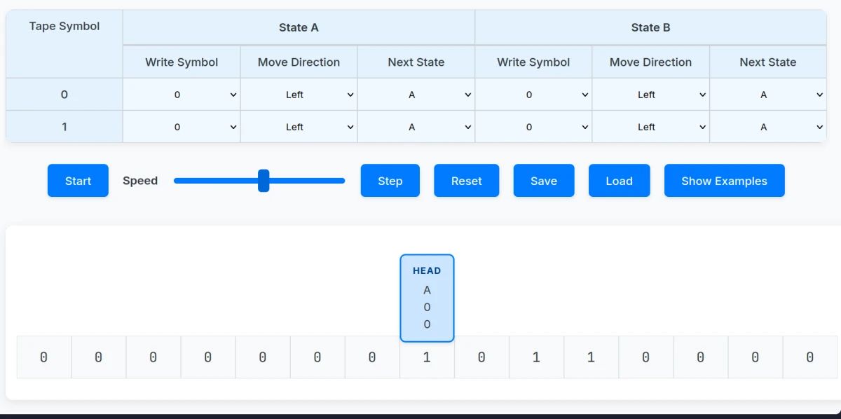 Turing Machine Simulator